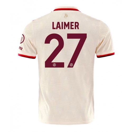 Pánský Fotbalový dres Bayern Munich Konrad Laimer #27 2024-25 Třetí Krátký Rukáv